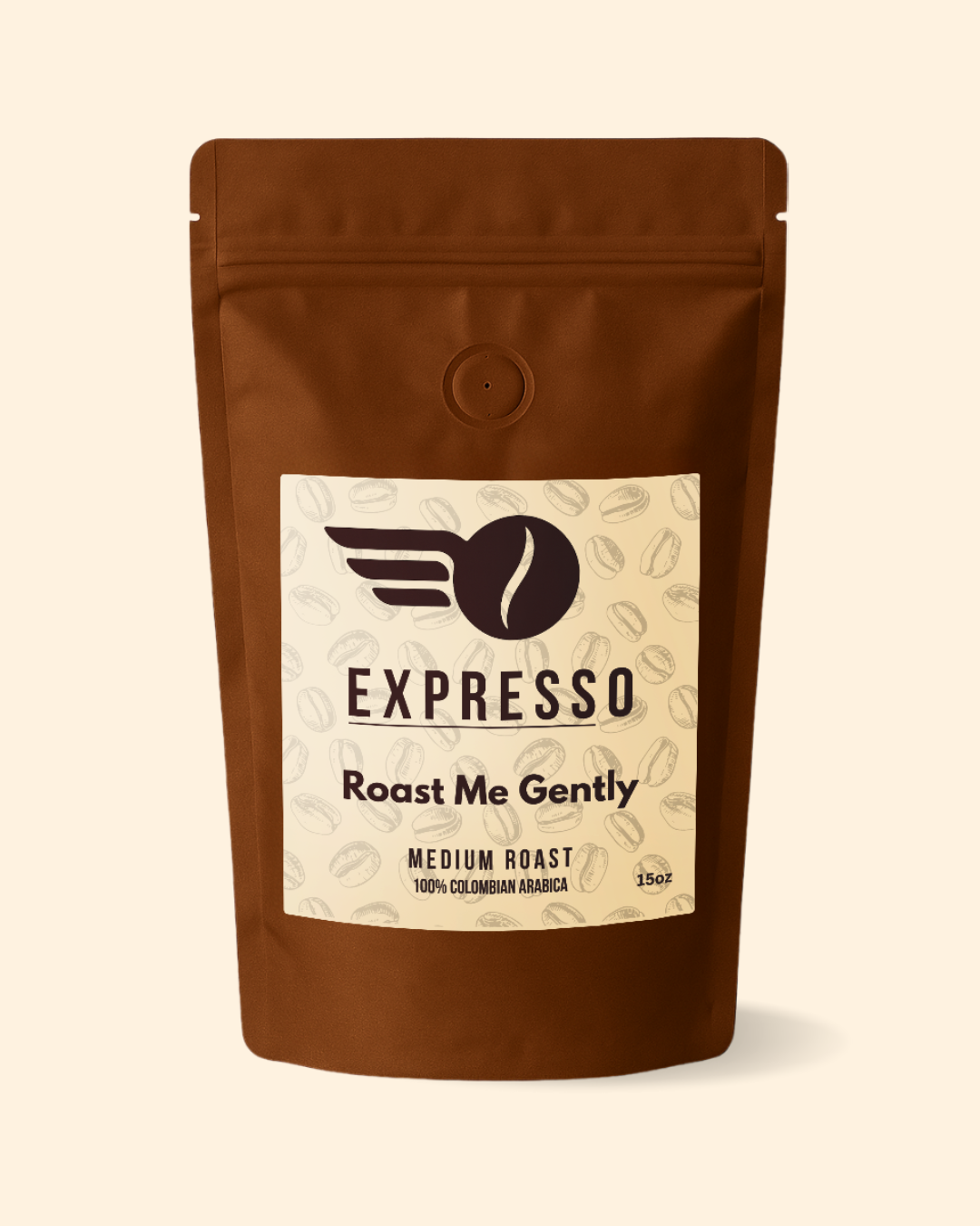 Medium Roast Coffee – 100% Arabica Columbian – 15oz Bag