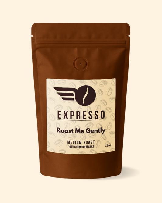 Medium Roast Coffee – 100% Arabica Columbian – 15oz Bag